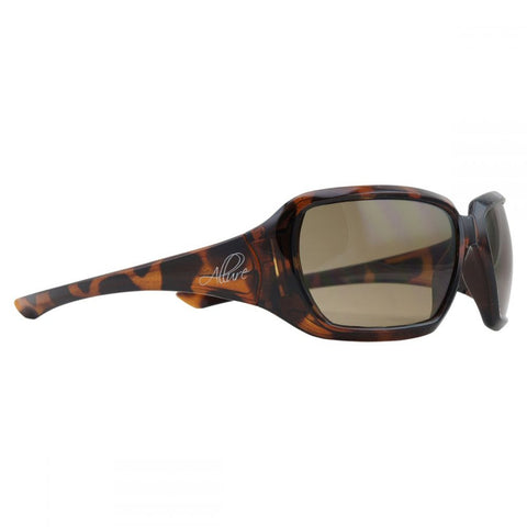 Allure Safety Glasses - Tortoise Shell Frame Brown Lens