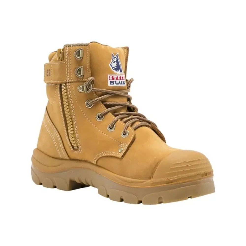 STEEL BLUE Argyle Zip TPU Bump Cap Safety Boots– workwearcorner