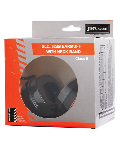 JB's 32dB Ear Muffs With Neck Band 8M050