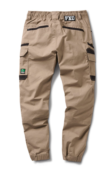 WP-12C Cuffed Elastic Waist Stretch Ripstop Work Pant - Khaki