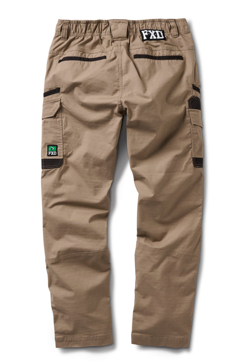 WP-12C Cuffed Elastic Waist Stretch Ripstop Work Pant - Khaki