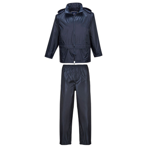 PORTWEST Essentials Rainsuit (2 Piece Suit) Waterproof Lightweight  Jacket & Trousers
