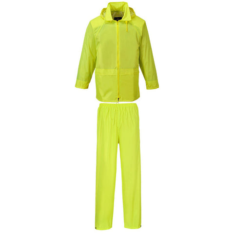 PORTWEST Essentials Rainsuit (2 Piece Suit) Waterproof Lightweight  Jacket & Trousers