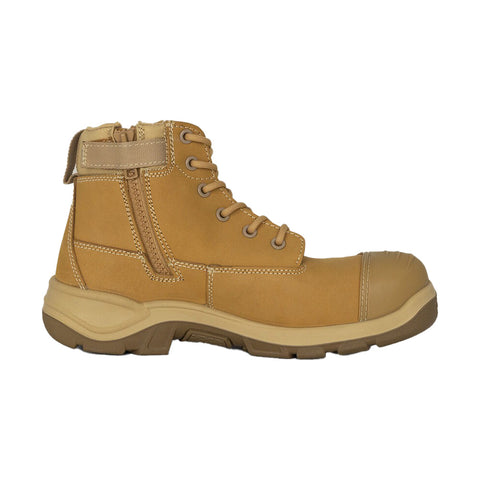 TOUGHMAXX 6Z Steel Toe Safety Boot - Wheat