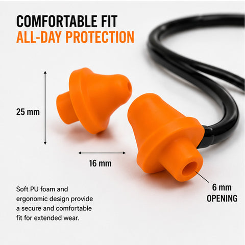 On Site Safety Rapid Banded Earplugs Hearing Protection