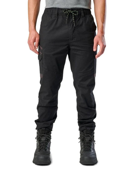 WP-12C Cuffed Elastic Waist Stretch Ripstop Work Pant - Khaki