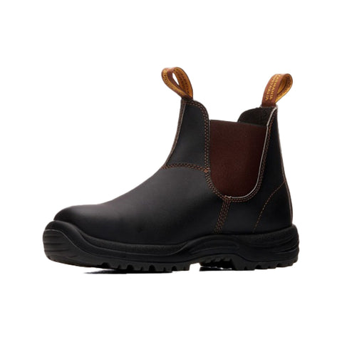 Blundstone Work Boots Elastic Side Series 172 Stout Brown