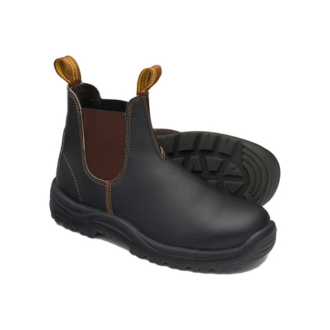 Blundstone Work Boots Elastic Side Series 172 Stout Brown