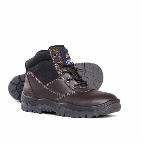 Mongrel P Series 260030 Claret Lace Up Boots Slip Resistant Steel Toe Cap Boots