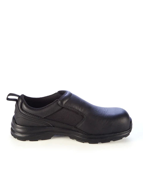 Blundstone 886 Ladies Water-Resistant Leather Slip On Composite Toe Shoe, Black