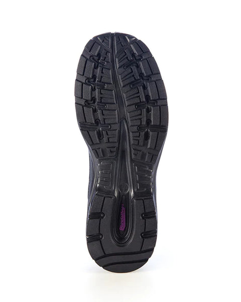 Blundstone Ladies Water-Resistant Leather Slip On Composite Toe Shoe Black
