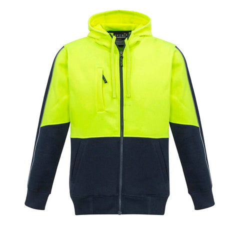 SYZMIK HI VIS DAY ONLY FULL ZIP HOODIE ZT485